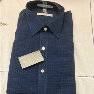 Geoffrey Beene Blue Dress Shirt Classic Style, 16-32/33 still has tags